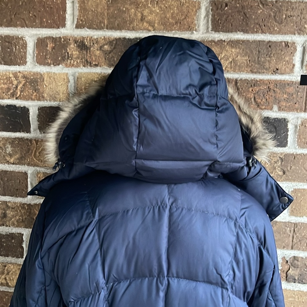 Eddie Bauer Women's Lodge Down Parka Dusted Indigo - Picture 14 of 16